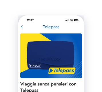 schermata Telepass