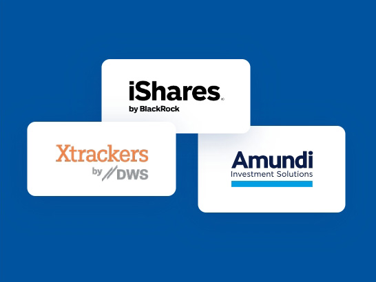 In collaborazione con Xtrackers, iShares e Amundi